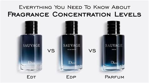 best concentration for perfume aftershave.